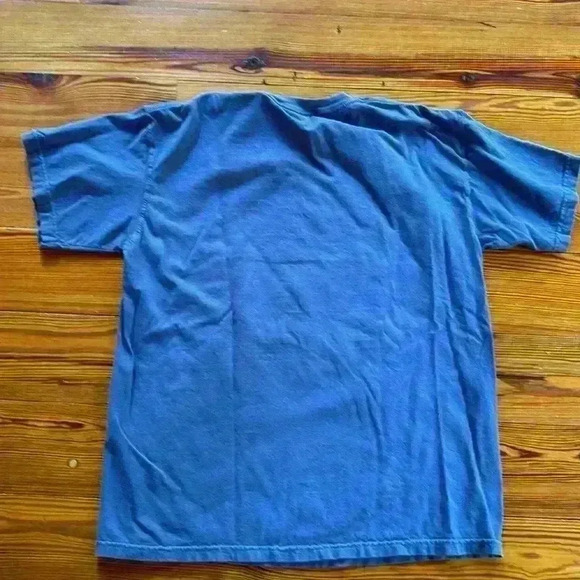 2 Religious Themed T-Shirts Gildan Red/Burgundy XL Comfort Colors Blue L - Picture 8 of 8